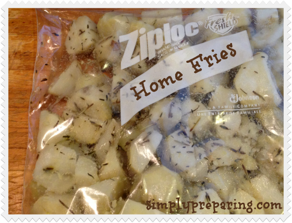prepping with potatoes: homemade home fries