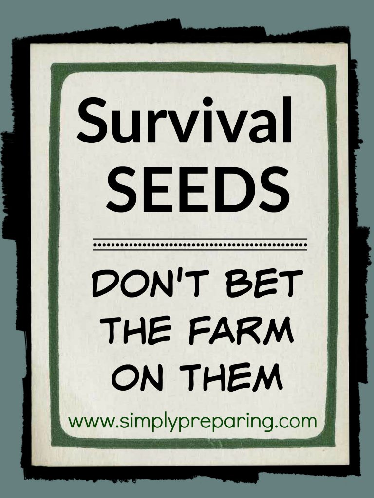 How To Make The Most Of Survival Seeds