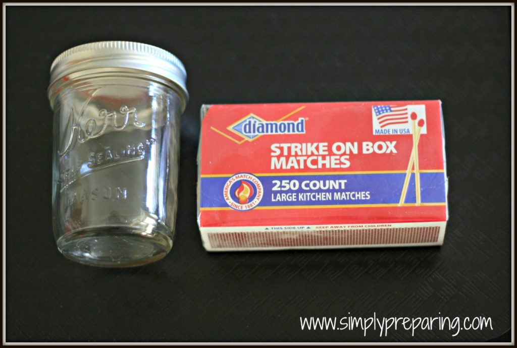 Mason Jar Match Holders are so easy to make!