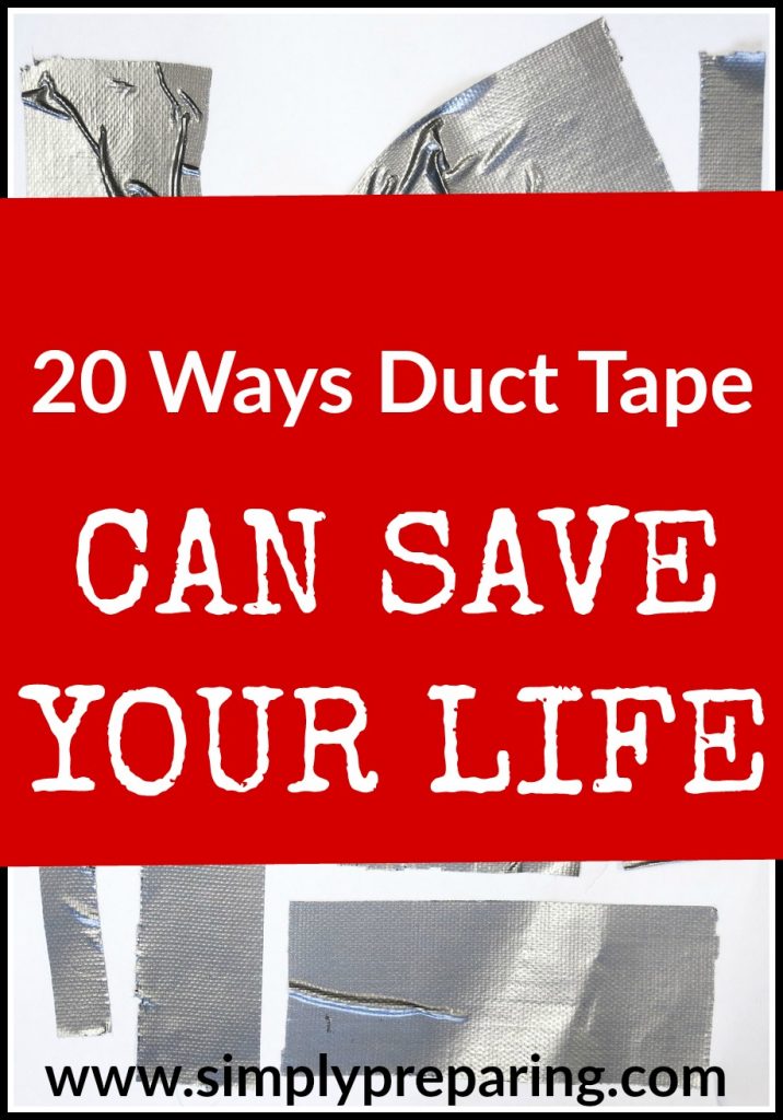 Survial and emergency preparedness uses for duct tape. From first aid kits, to camping, to hiking and DIY projects, duct tape has you covered!