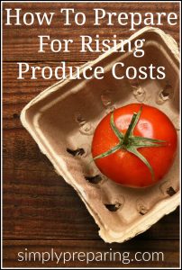 Rising costs of produce are looming as President Trump moves forward with building a wall between Mexico and the U.S. Preppers can stretch a frugal budget with these tips.