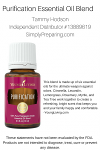 Purification Essential Oil BlendTammy HodsonIndependent Distributor #13889619