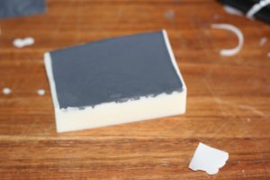 DIY melt and pour embossed soap recipe