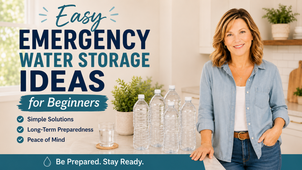 Easy Emergency Water Storage Ideas for Beginners