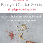 Non-GMO Garden Seed Sources
