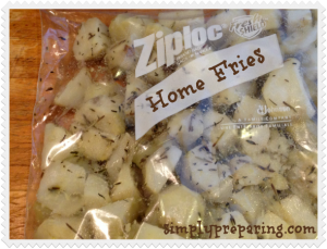 prepping with potatoes: homemade home fries