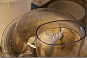 Making pizza dough in a Blendtec Mixer