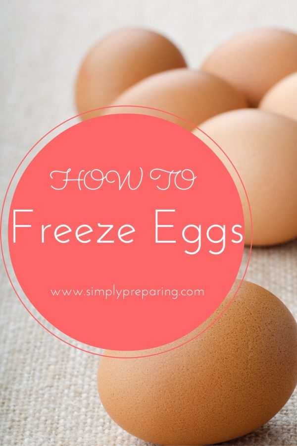 How To Freeze Eggs Food for Emergency and Disaster