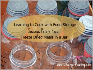 Freeze Dried Meals in a Jar