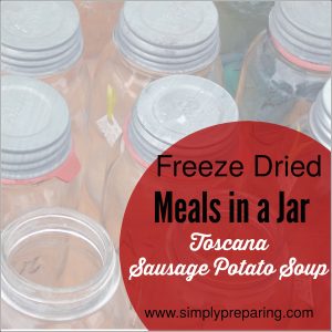 How to make Freeze Dried Meals in a Jar