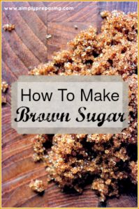 It's easy and inexpensive to make your own brown sugar!