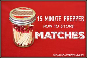 Mason Jar Match Holders make excellent neighbor gifts!