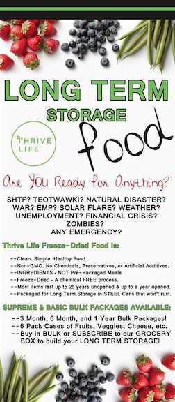 Thrive Freeze Dried Foods