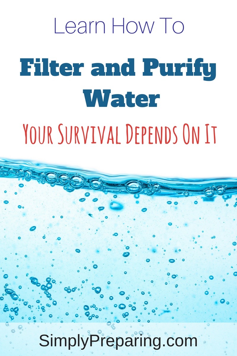 Purify Water Simply and Effectively Simply Preparing