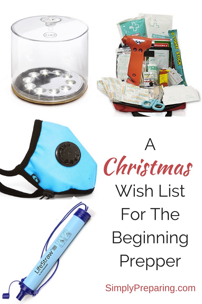 Beginning Prepper's Wish List