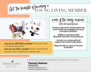 Benefits of being a Young Living Member