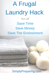 Frugal Laundry Hacks: Wool Dryer Balls