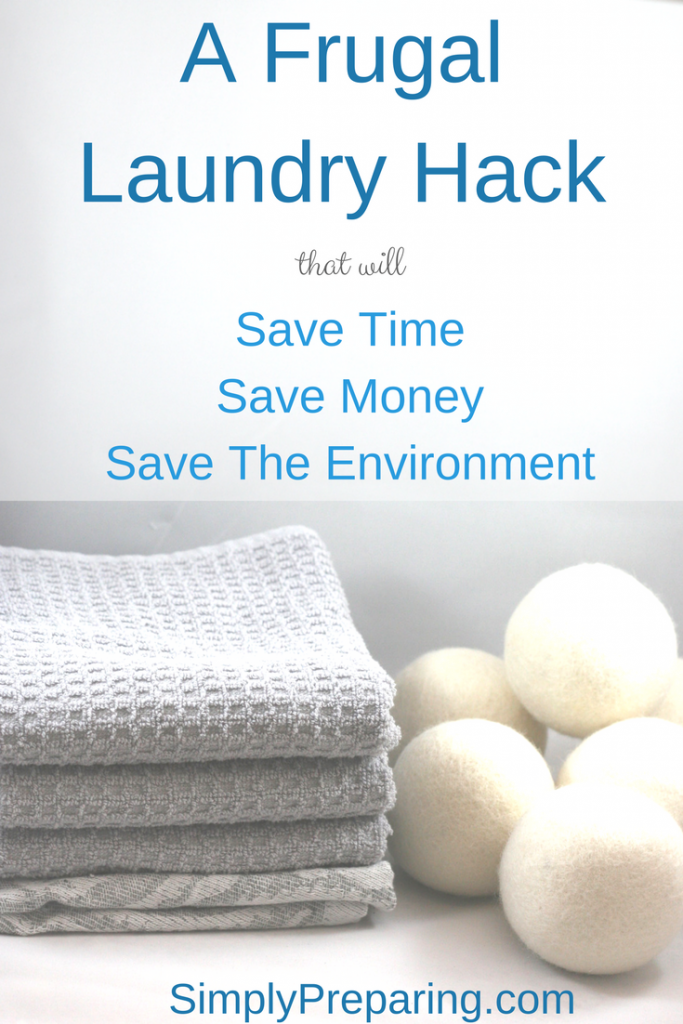 Frugal Laundry Hacks: Wool Dryer Balls - Simply Preparing