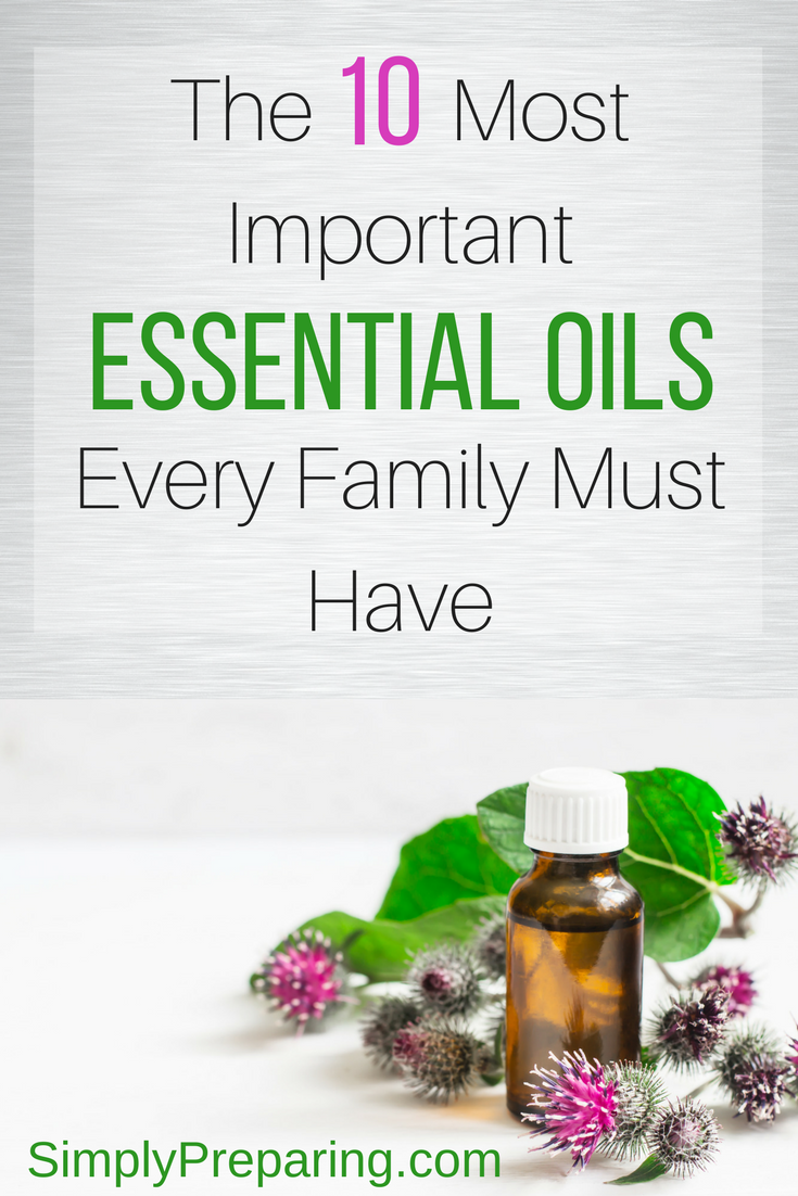 Top 10 Essential Oils For Preppers