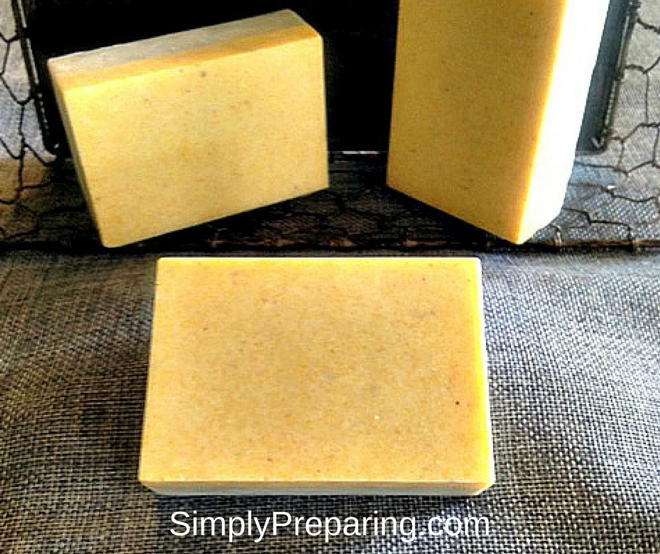 Homemade DIY Gardener's Soap With Essential Oils