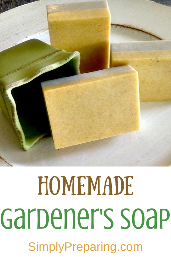 Homemade DIY Gardener's Soap With Essential Oils Simply Preparing