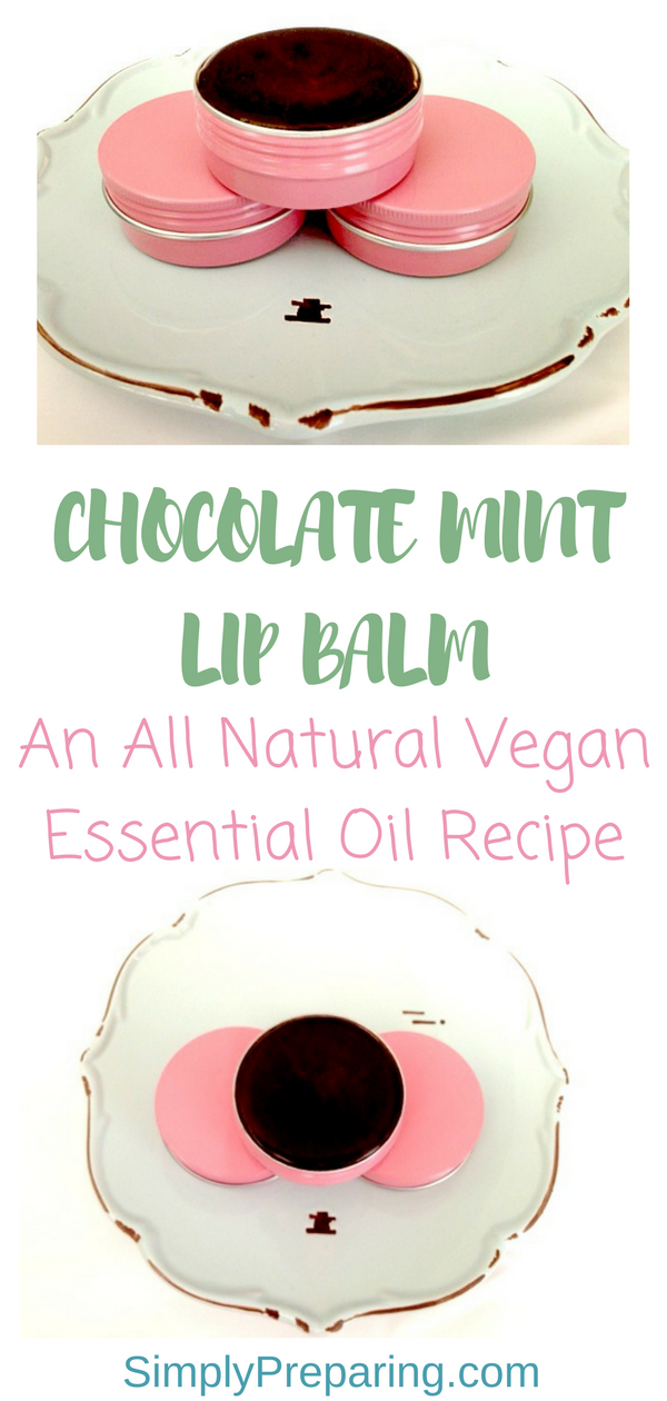 DIY Chocolate Mint Lip Balm