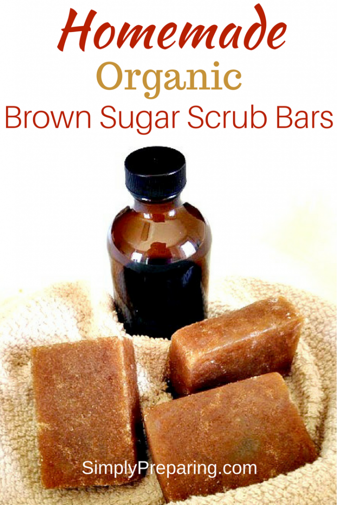 Homemade Organic Brown Sugar Scrub Bar Simply Preparing 5501