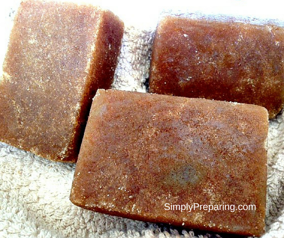  Organic Brown Sugar Scrub Bar