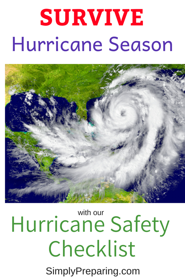 Survive Hurricane Checklist