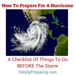 Survive Hurricane Season Prepping Checklist - Simply Preparing