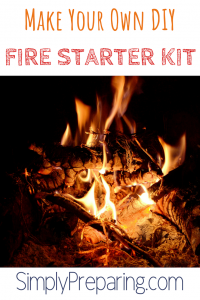 What you need in a DIY Fire Starter Kit